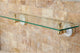 Kingston Brass Glass Shelf, Polished Brass