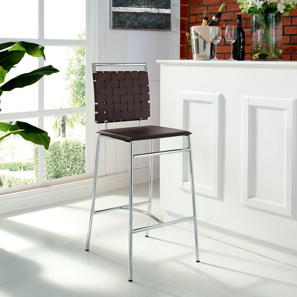 Modern Contemporary Dining Kitchen Bar Stool Brown
