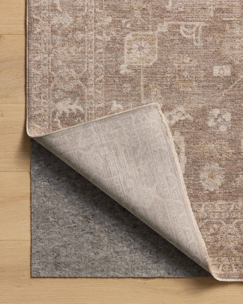 Chris Loves Julia x Loloi Louisa Taupe / Ivory 3'-6" x 5'-6" Accent Rug