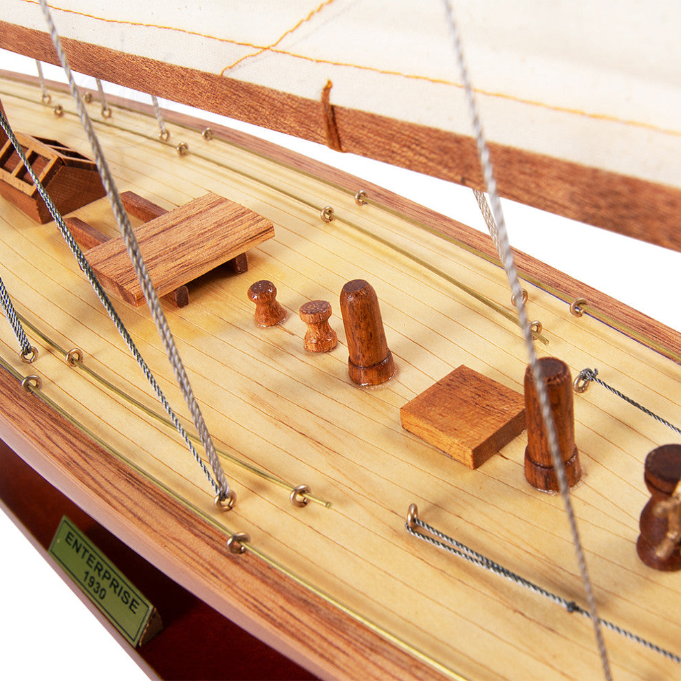 Enterprises Sm Wooden model sailing boat