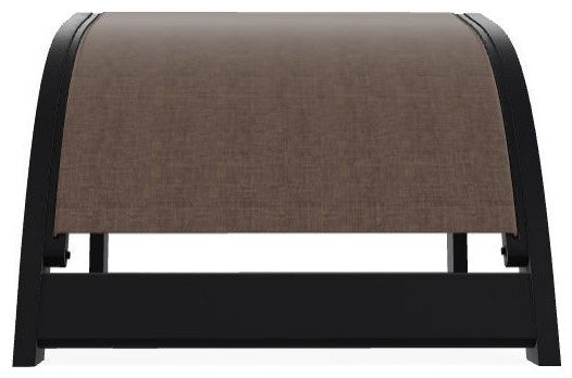 Adirondack Sling Outdoor Ottoman, Mocha/Black