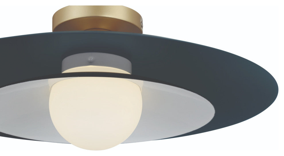 Welsh 1 Light LED 18" Sconce, Blue