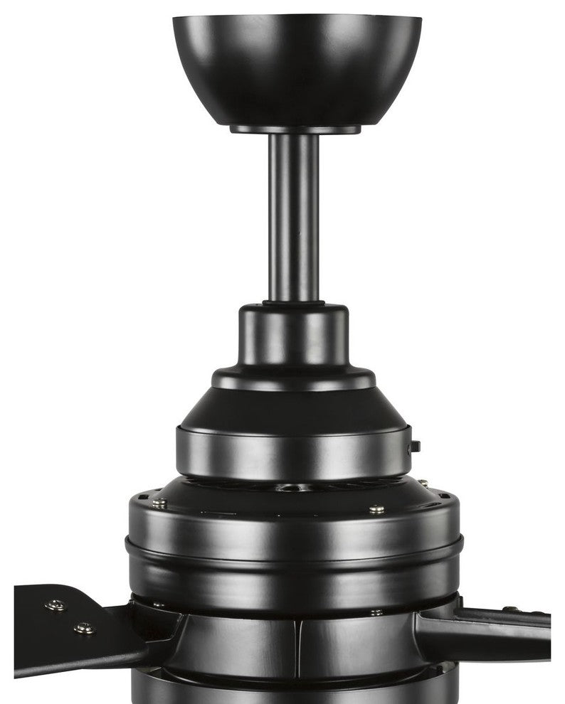 Gaze Collection 60" LED 3-Blade Ceiling Fan, Black