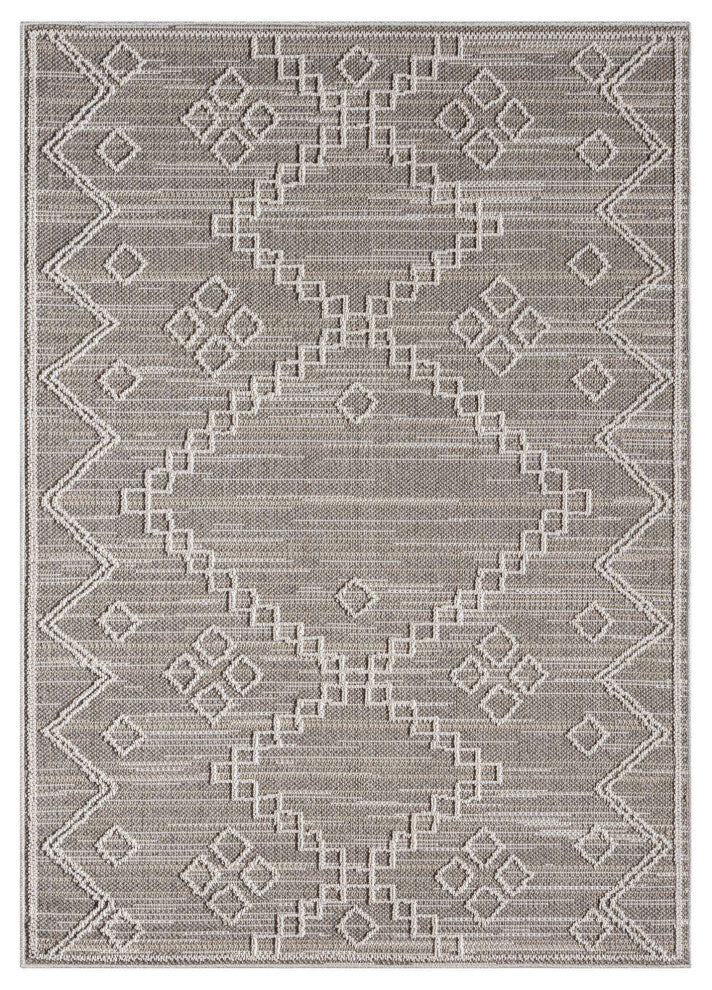 Resort Diamonds Area Rug, Beige, 8'10"x11'10"