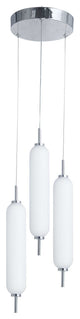 Typha LED Multi Pendant, 3 Light, Polished Chrome