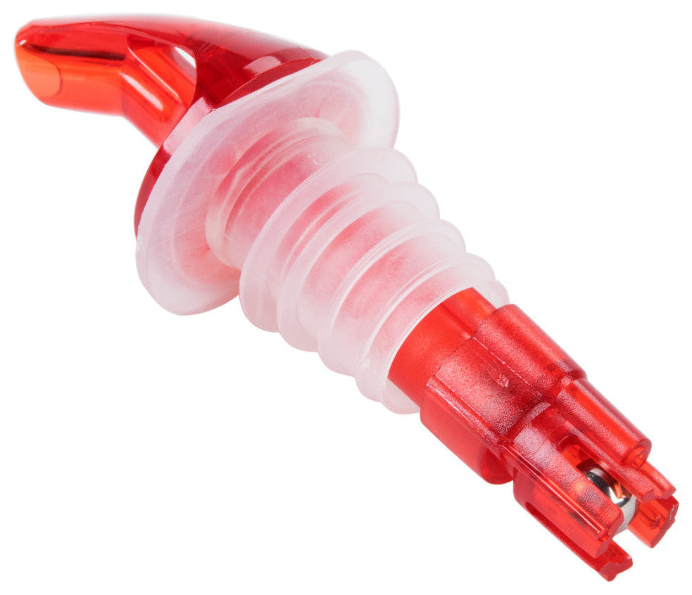 Measured Pour Spouts 1 oz. Pourer, Red, Set of 3