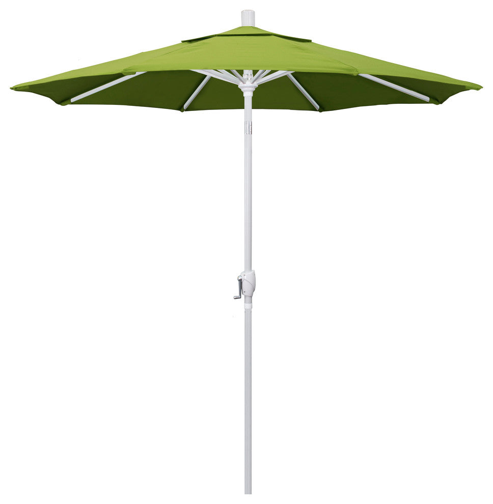 7.5' Aluminum Umbrella Push Tilt, Sunbrella, Macaw