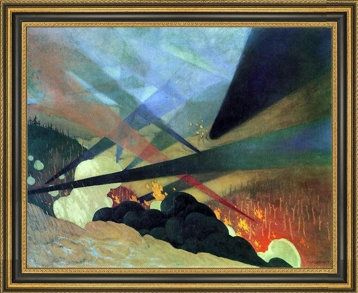Felix Vallotton Verdun Framed Premium Canvas Print, 20"x25"