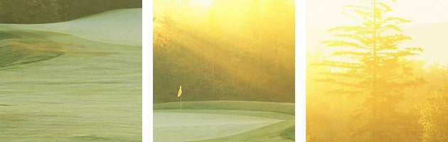 "Sunrise Golf Course ME" Canvas Art, 60"x20"x1.25"