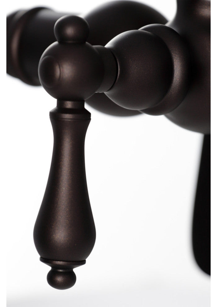 CC6013T5 Clawfoot Tub Faucet With Hand Shower, Oil Rubbed Bronze