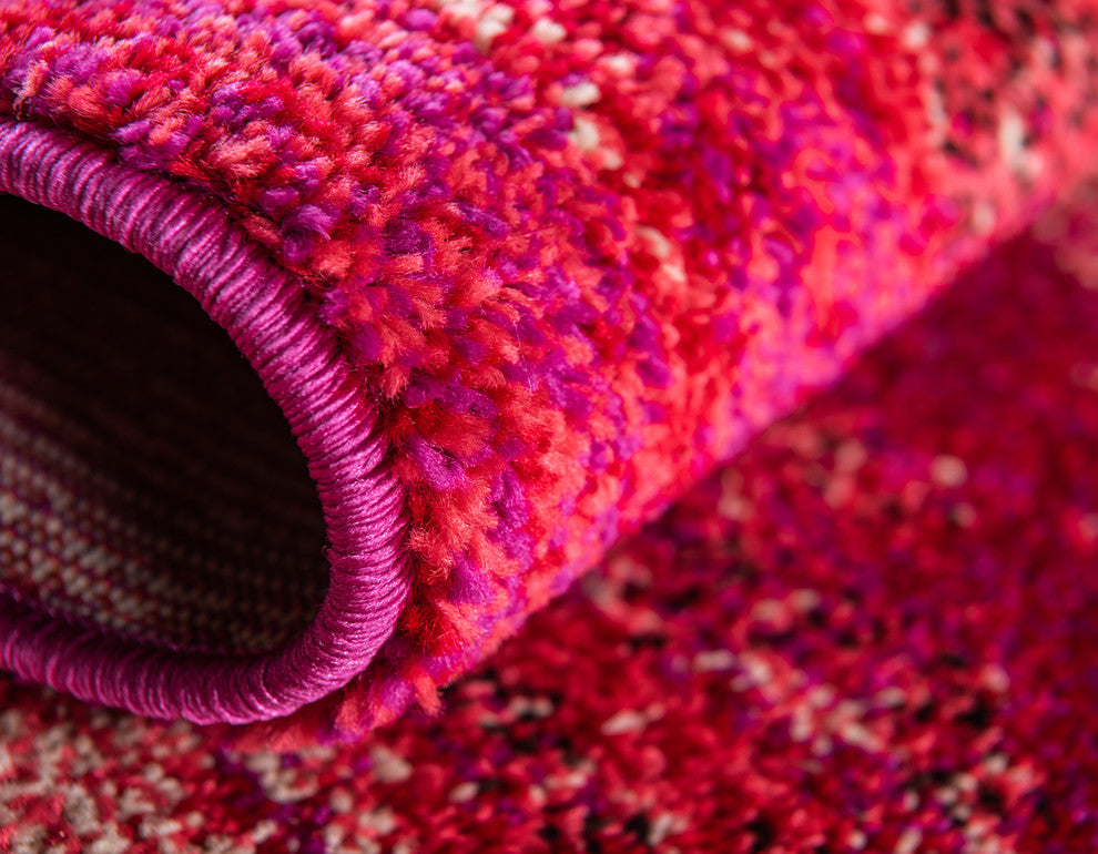 Unique Loom Pink Jardin Lilly 3' 3 x 5' 3 Area Rug