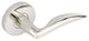 Air-Stream Lever Tubular Passage, Polished Stainless Steel, 2-3/8" Backset