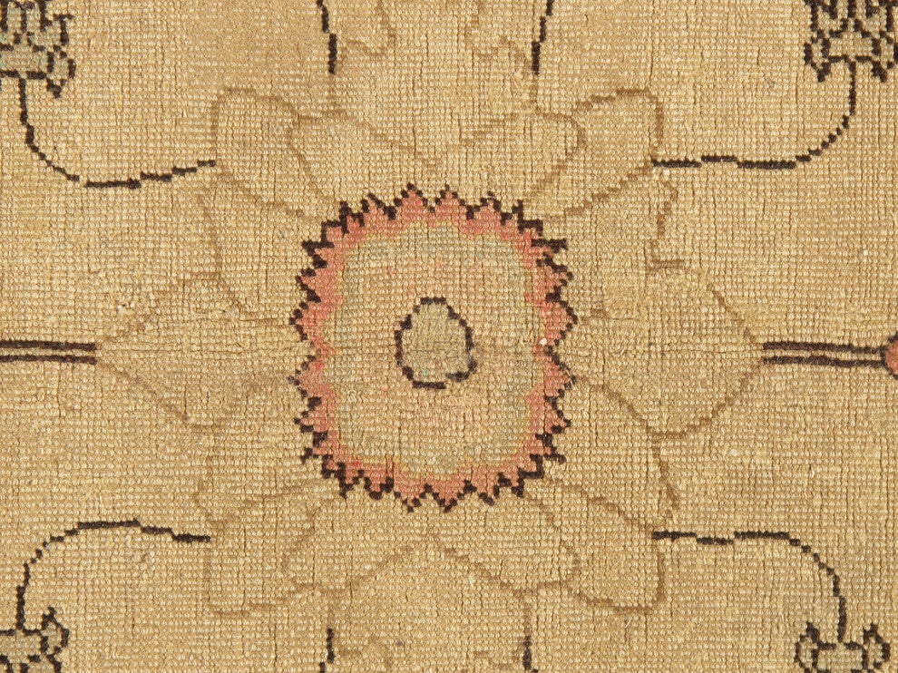 Consigned Indian Carpet Rug, 9'x11'6"