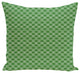 Read Between The Lines Geometric Print Outdoor Pillow, Leaf Green, 18"x18"