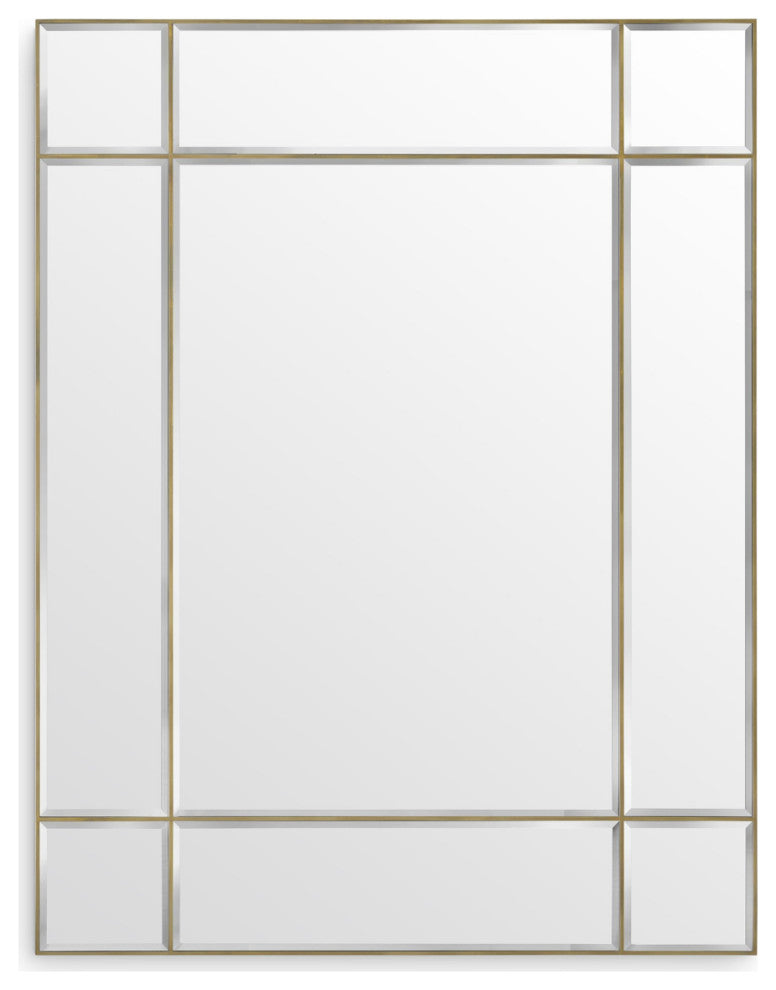 Brass Framed Bevelled Mirror XL | Eichholtz Beaumont