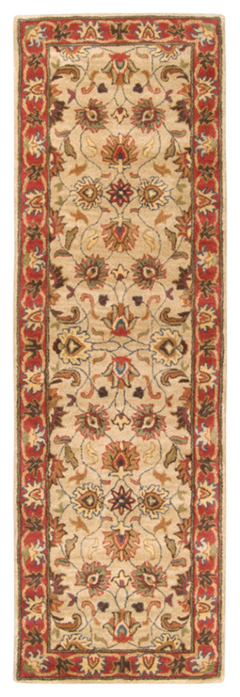 Surya Caesar CAE-1001 Traditional Area Rug, Camel, 3' x 12' Runner