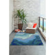 Ravella Mykonos Indoor/Outdoor Rug, Water, 7'6"x9'6"