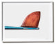 "Dave Sweet Longboard", Surf Art Photograph, White Frame, 40''x52''