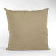 Sand Solid Shiny Velvet Luxury Throw Pillow, Double sided 16"x16"