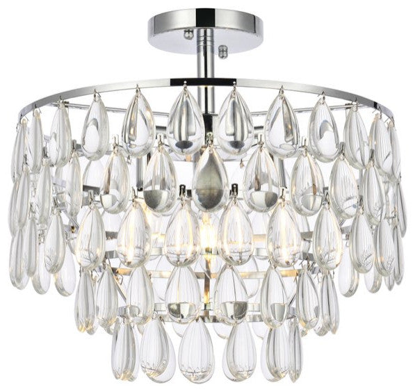 Murphy 16" Flush Mount, Chrome