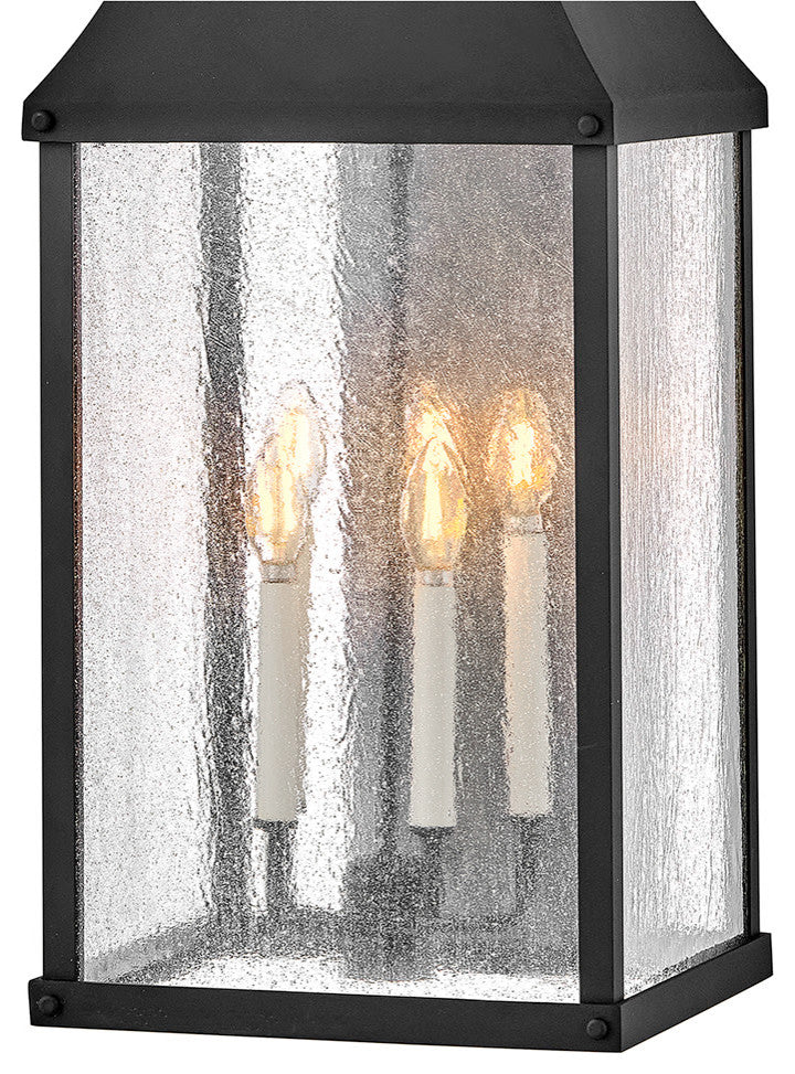 Hinkley Beacon Hill Extra Large Wall Mount Lantern, Museum Black