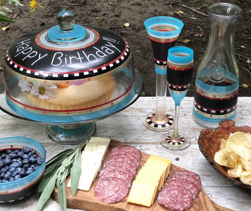 Mosaic Chalk Carafe