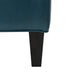 GDF Studio Isolde Modern Petite Loveseat, Teal Leather