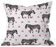 Natalie Baca Polka Dots And Stripes Outdoor Throw Pillow