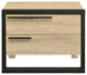Erasto Accent Table, Oak and Black Finish
