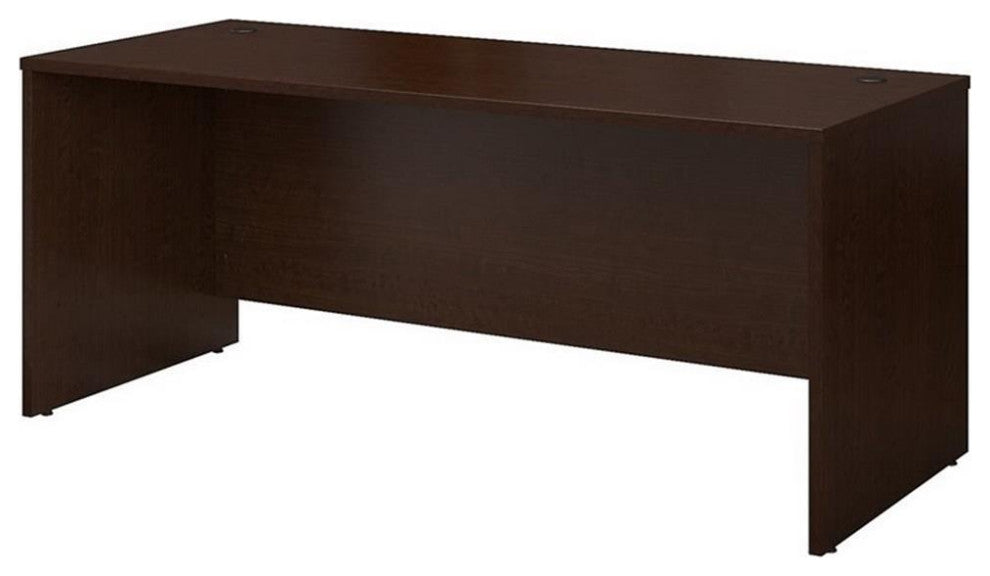 Series C 72W x 30D Office Desk in Mocha Cherry - Engineered Wood