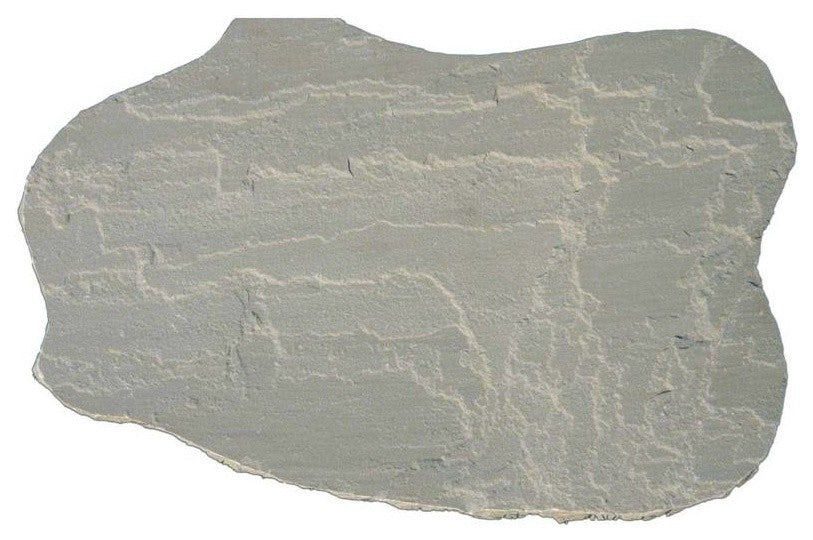 Venetian Gray Stepping Stone Hand Cut Natural, 12"x18", Set of 30