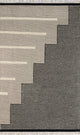 Novogratz Karl Jules Hand Woven Wool Blend Area Rug, Black, 7'9"x9'9"