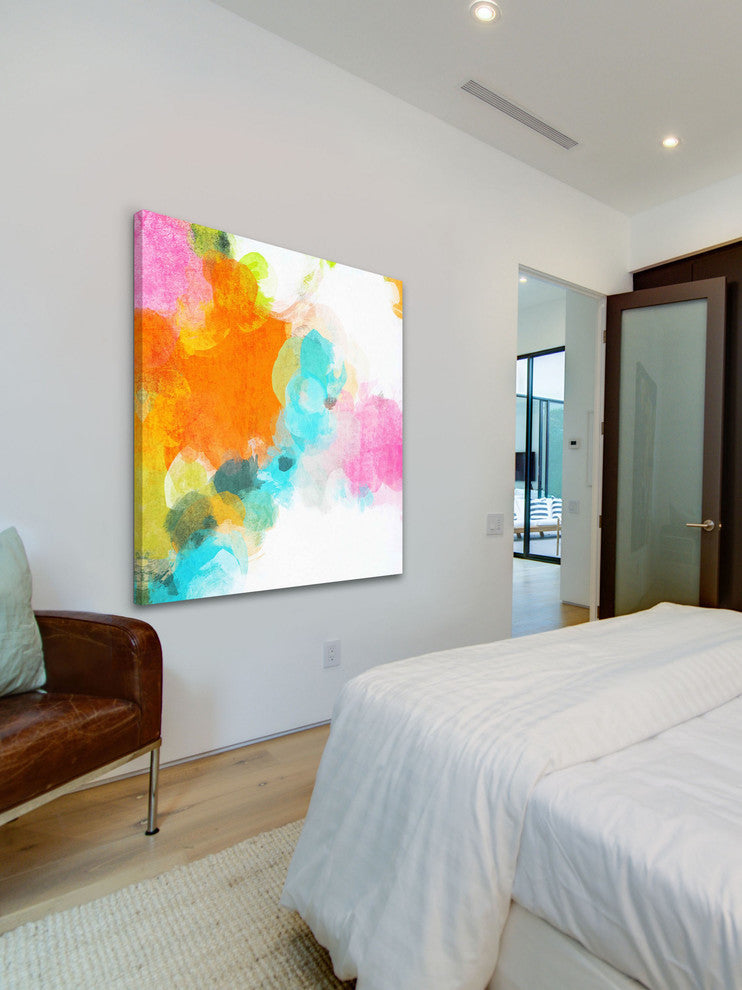 "Abstract Rhythms No 217" Painting Print on Canvas by Irena Orlov