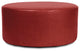 36" Universal Round Ottoman With Slipcover, Avanti Apple