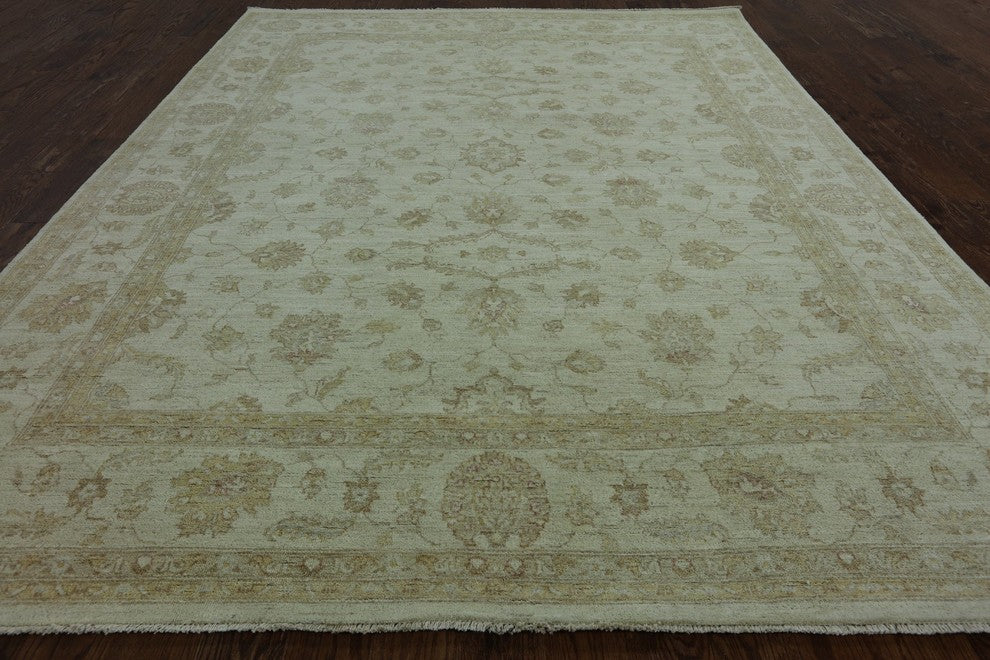 Oriental 8'x10' Ivory Tone on Tone Peshawar Rug, MC548