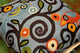 Klimt Blue Birds Tree of Life Wool Throw Pillow Cover Handmade Wool 18x18"