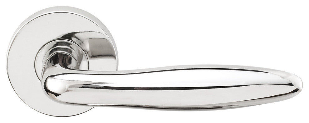 Summer Lever, Tubular Passage, Polished Stainless Steel, 2-3/8" Backset