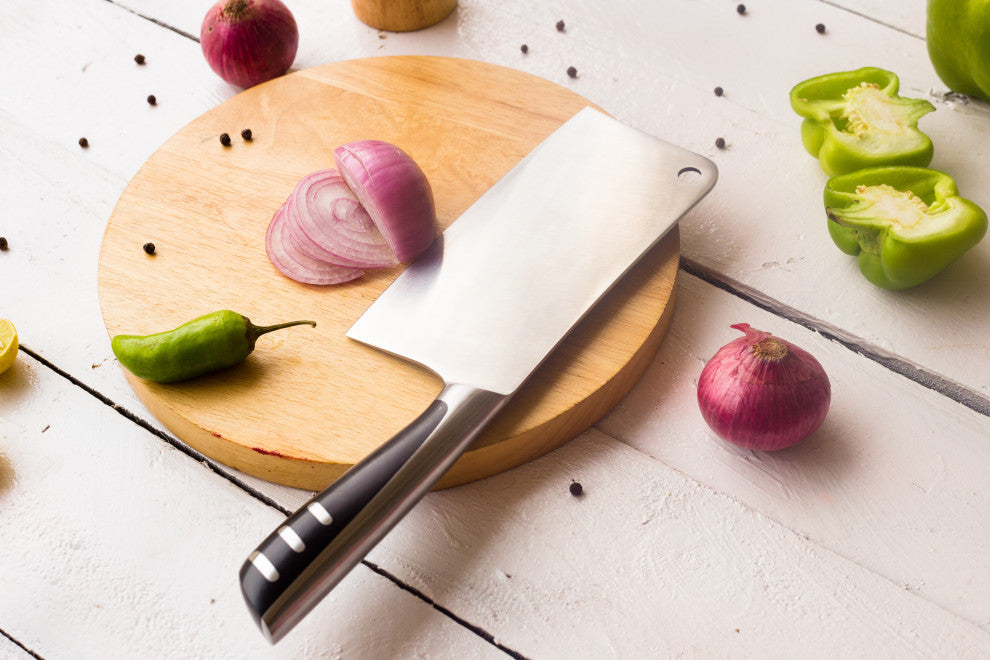 7" Stainless Steel Cleaver