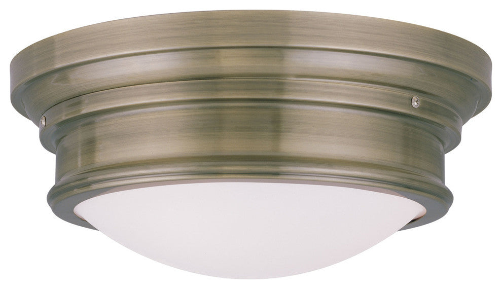 Astor Ceiling Mount, Antique Brass
