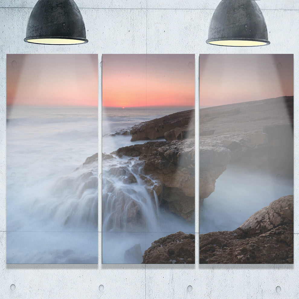 "White Waters at the Bridge of Hell" Metal Wall Art, 3 Panels, 36"x28"