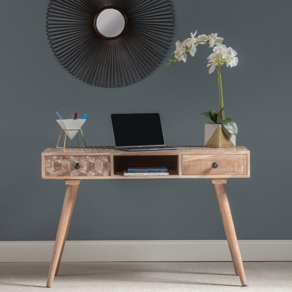 Kaelen Boho Wooden Desk
