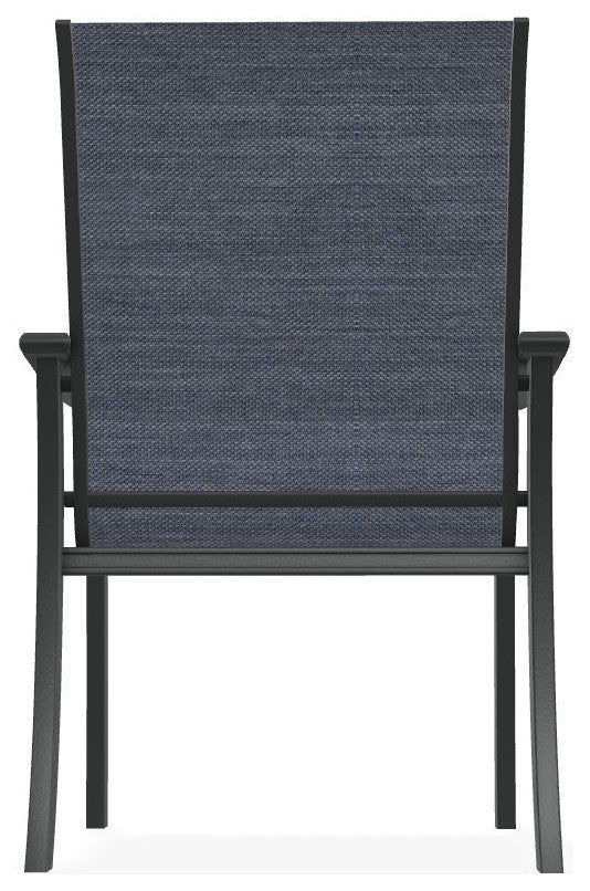 St. Catherine Sling Outdoor Armchair, Augustine Denim/Graphite