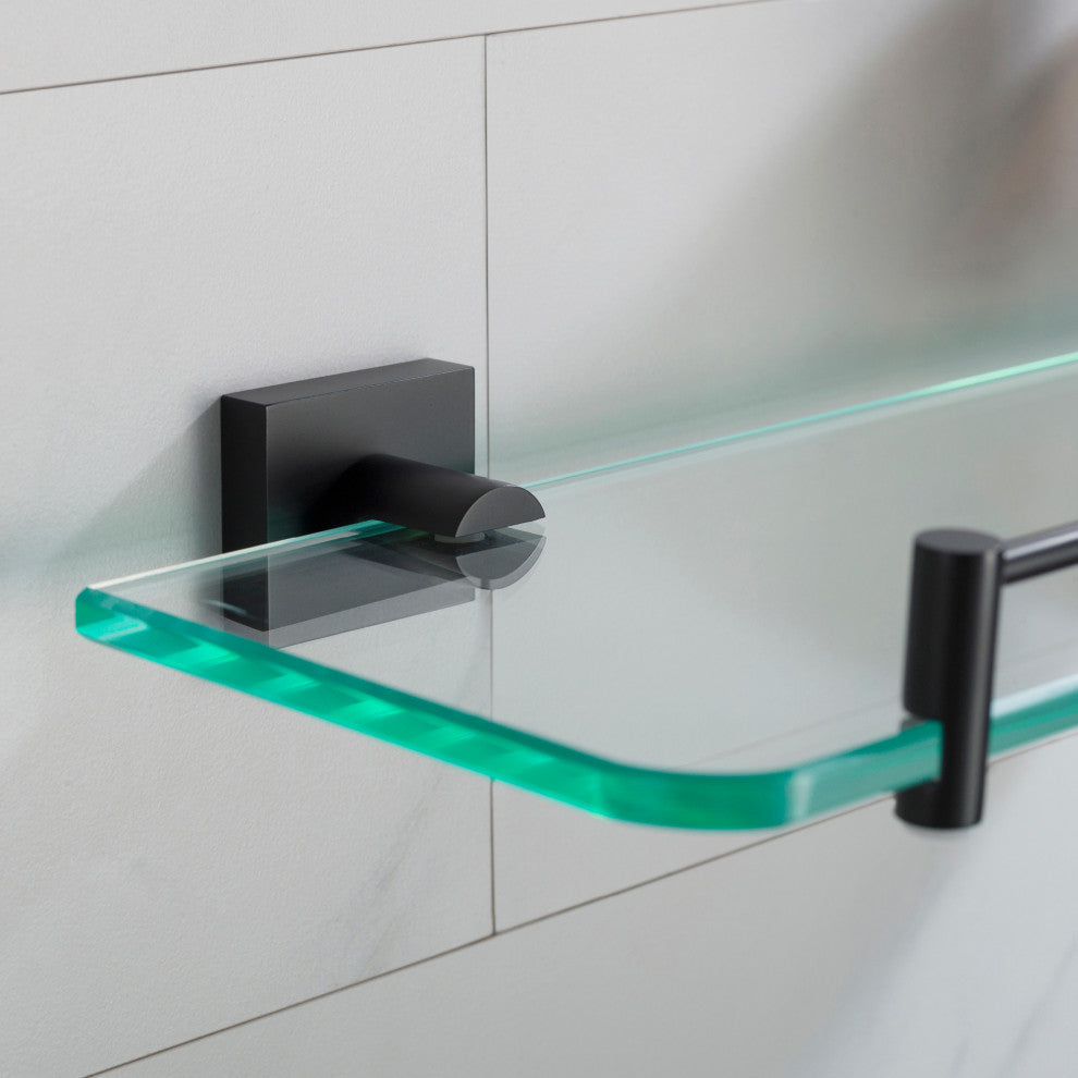 Ventus Bathroom Shelf, Matte Black