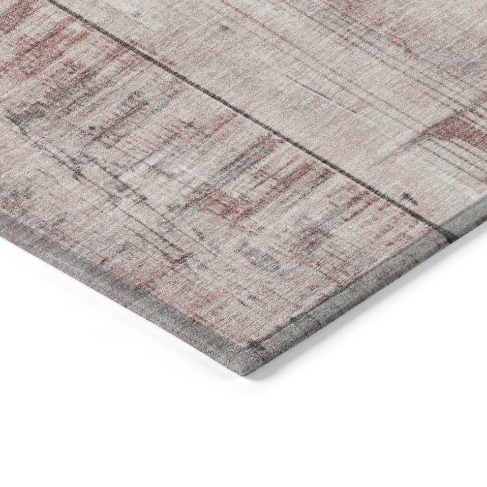 Machine Washable Indoor/Outdoor Chantille ACN1877 Copper 9' x 12' Rug
