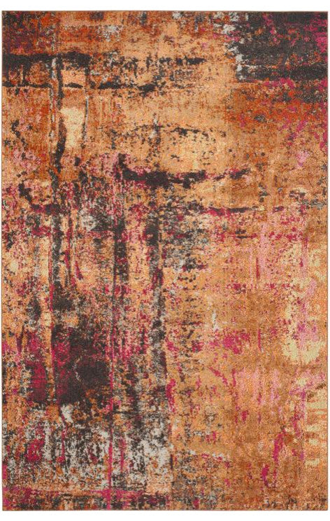 Safavieh Monaco Mnc221F Rug, Multi, 5'1" X 7'7"