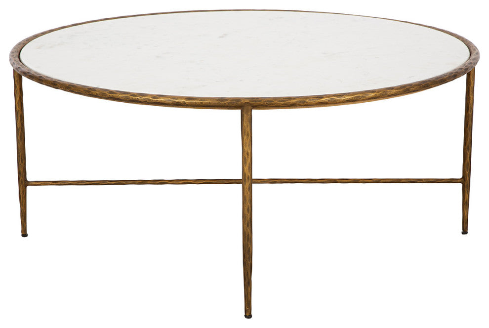 Evelyn Iron Coffee Table, Gold