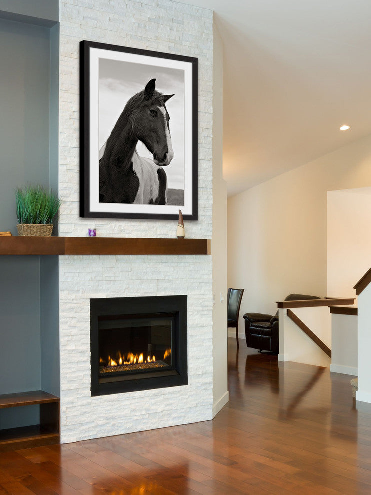 "Ranch Horse Wisdom" Framed Painting Print, 12x18
