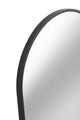 Oval Wall Mirror - Matte Black