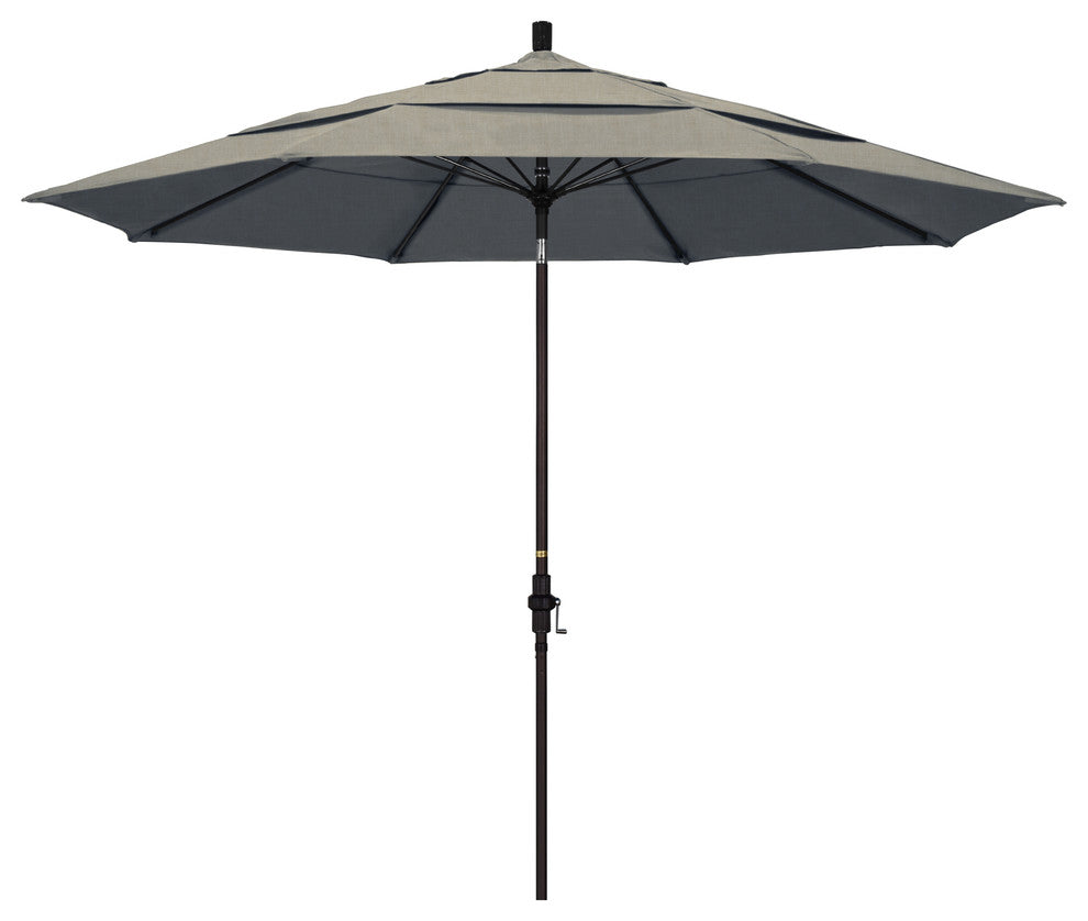 Fiberglass Umbrella Collar Tilt, Sunbrella, Spectrum Dove, 11'