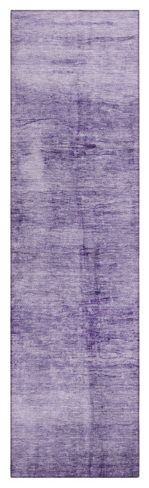 Machine Washable Indoor/Outdoor Chantille ACN1884 Purple 2'3" x 7'6" Runner Rug